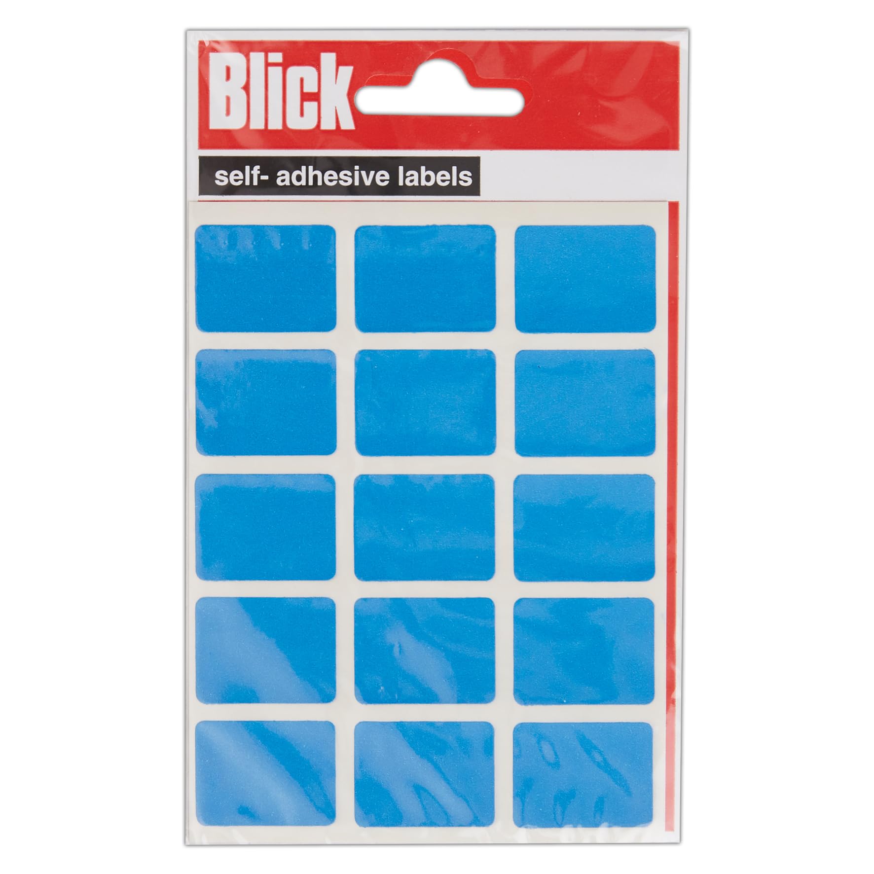 Blick Labels, Blue, Self Adhesive Stickers Office Pack, Rectangular, 19mm x 25mm, 105 Labels, for Home, Office, Family, School, Holiday Calendar Organising, Planner, Rewards Chart, Colour Coding