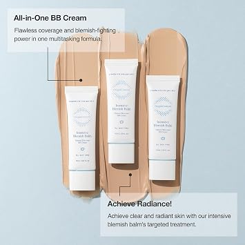 OxygenCeuticals Intensive Blemish Balm Multi-Action BB Cream of Korean cosmetics with Adenosine Natural Semi-Sheer Coverage for Redness & Blemished Skin. 1.69 fl.oz (50ml)