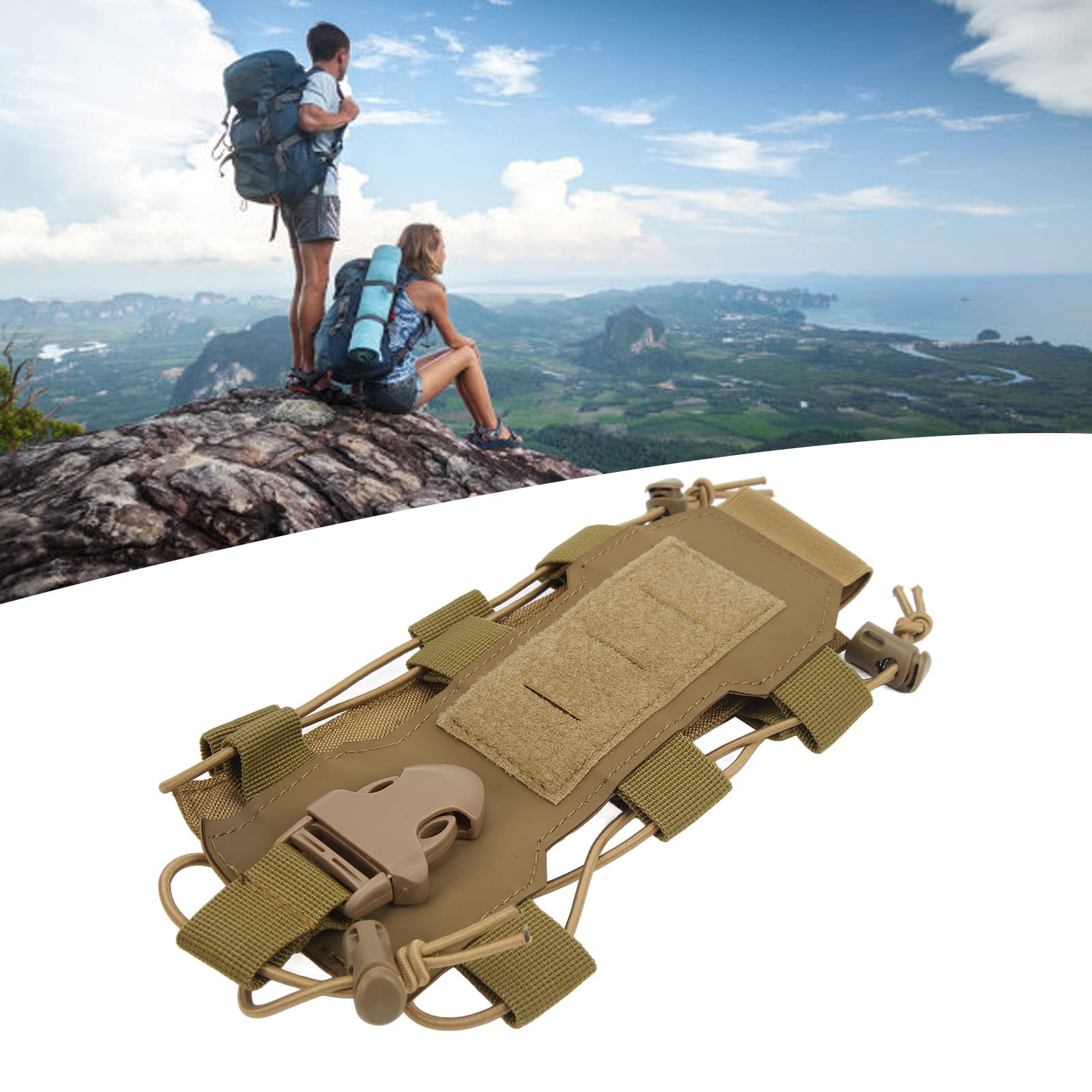 AAED 1 Article Couvercle De Bouteille D'eau En Filet Sac De Transport Pour Bouteille D'eau Avec Bandoulière Réglable,Convient Pour Le Cyclisme En Plein Air, Le Camping, Etc