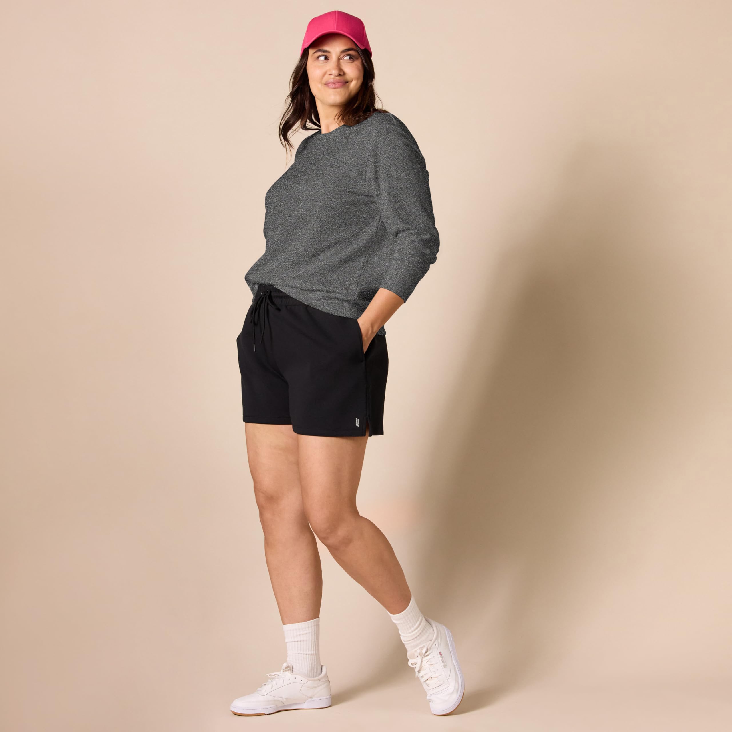 Amazon Essentials Mujer Sudadera con Cuello Redondo de Forro Polar (Disponible en Tallas Grandes) — view 163