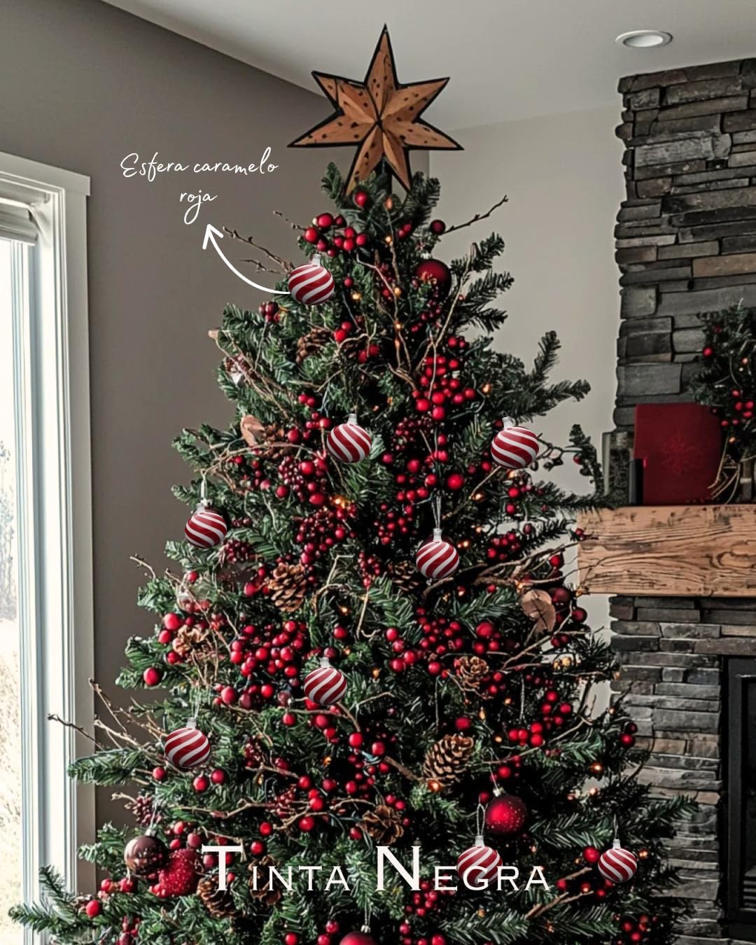 Christmas Ornaments | Made of Glass | Handcrafted | Peppermint Red and White Candy Style Decor | Ideal with Christmas Lights | Christmas Tree Decorations | Set 12 pcs | 2.4in (6cm) Diameter