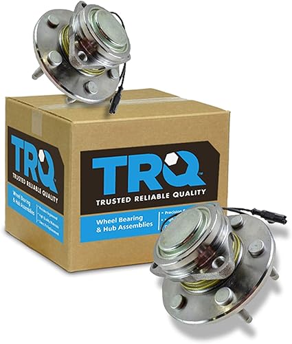 Miniatura 1016 de TRQ Juego de 2 rodamientos de rueda delantera y trasera compatible con Dodge Dart 2013-2016