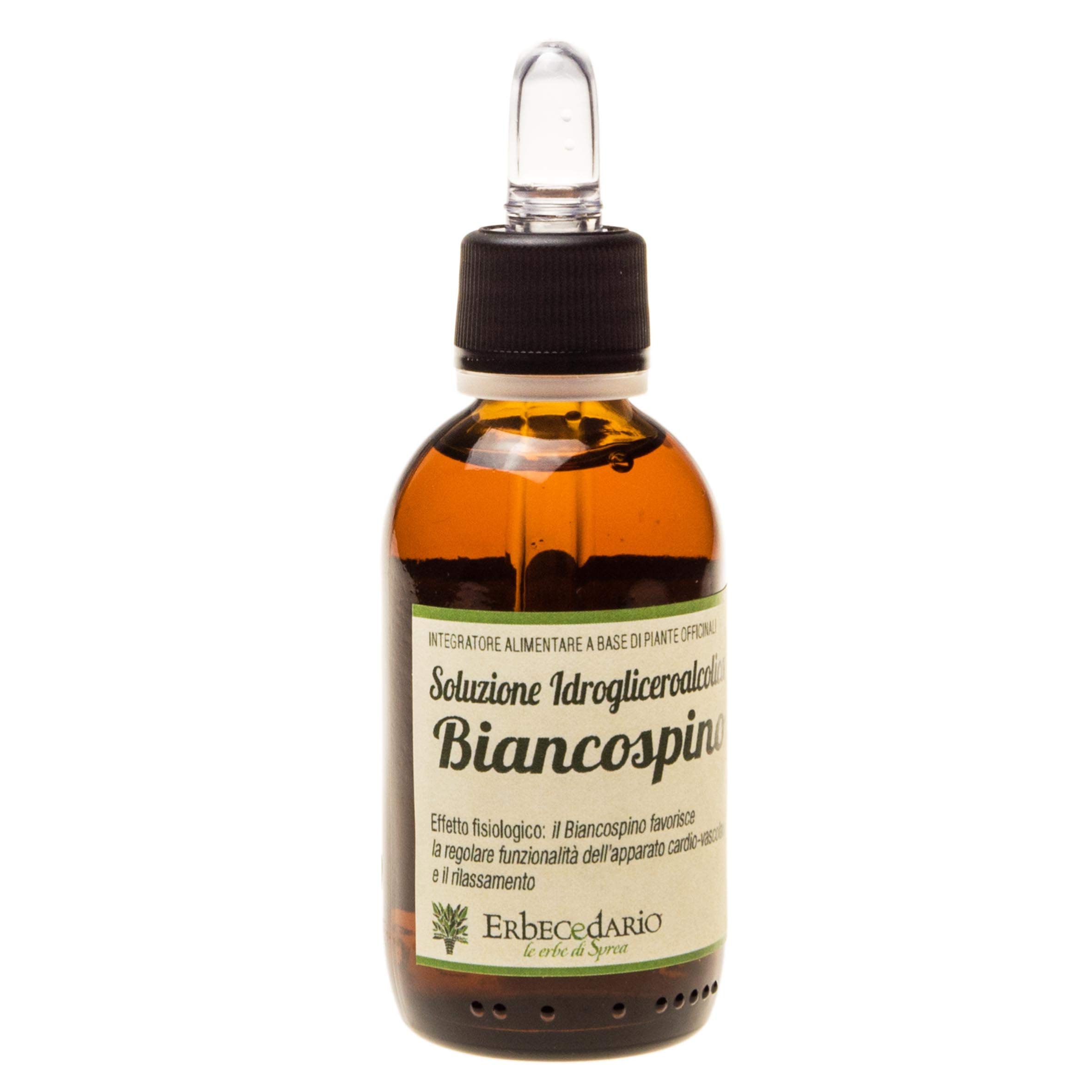 Biancospino Gemmoderivato Favorisce il benessere cardiovascolare ed aiuta il rilassamento dell'organismo, Biancospino gocce calmanti naturali contrasta nervosismo agitazione e stress - 50ml