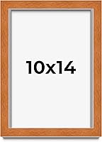 Vista 139 de Marco marrón de 18 x 24 pulgadas, marco de madera maciza de nuez de miel, ancho de moldeo de 0.875 pulgadas, profundidad de rabo de 0.875 pulgadas