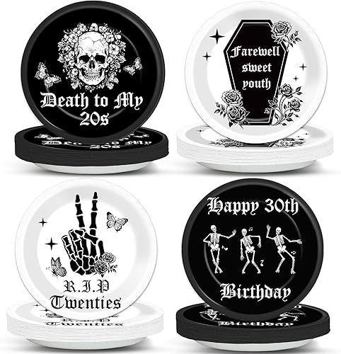 Miniatura 9 de CHUNNIN 48 Piezas Suministros de Fiesta Temática Retro de los 90 I Love The 90s - Platos Desechables de 7" Regreso a los 1990 Música para