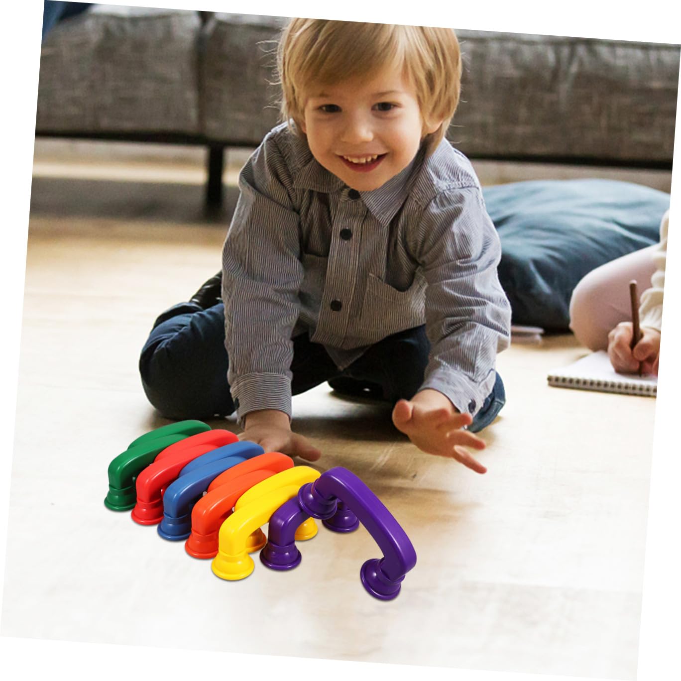 Alasum 12 Piezas de Teléfono Susurrante para Niños Pequeños, Juguetes Educativos de Plástico Abs, Coloridos y Divertidos Aprendizaje Temprano