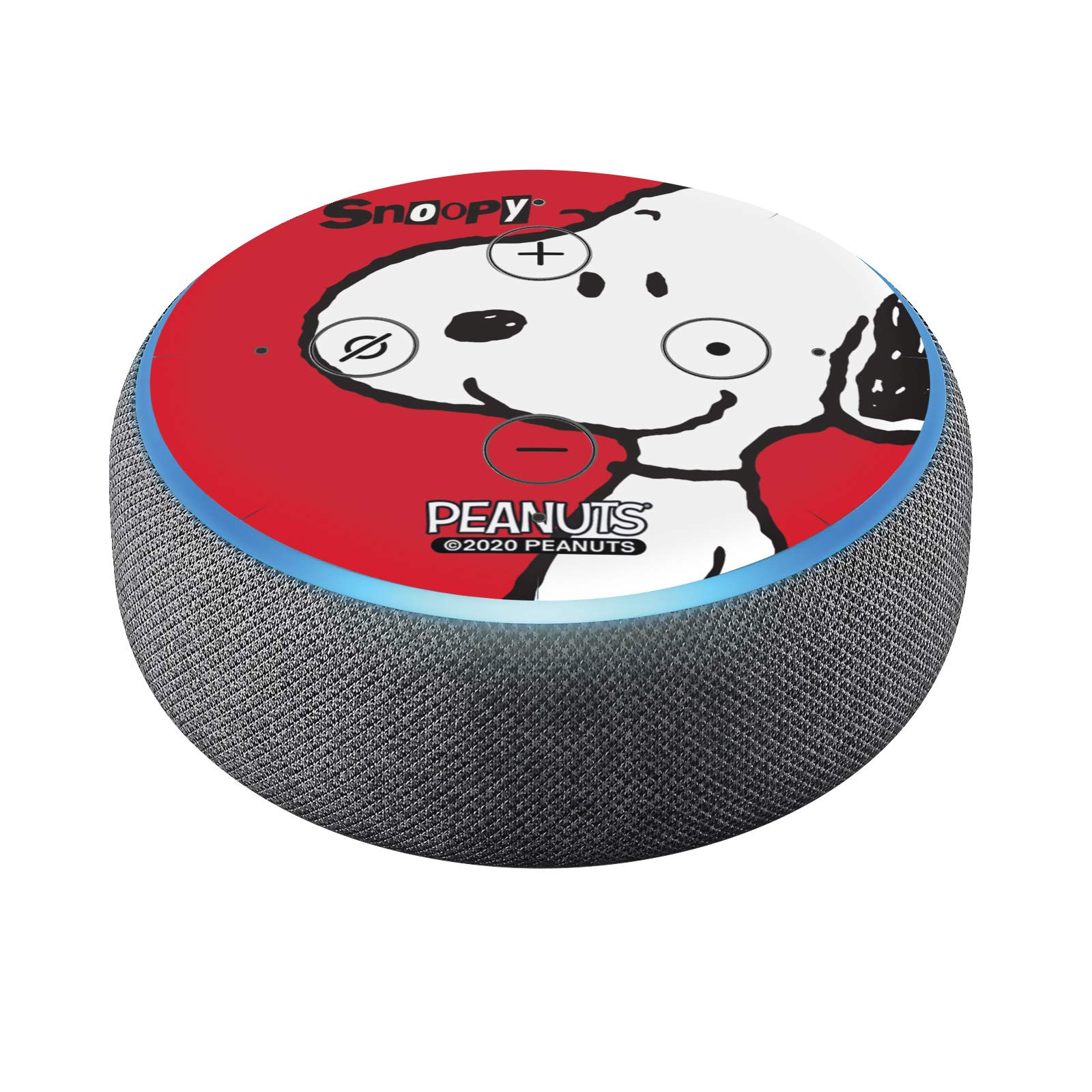 Head Case Designs Officially Licensed Peanuts Snoopy Character Fun Vinyl Sticker Skin Decal Cover Compatible with Amazon Echo Dot (3rd Gen)