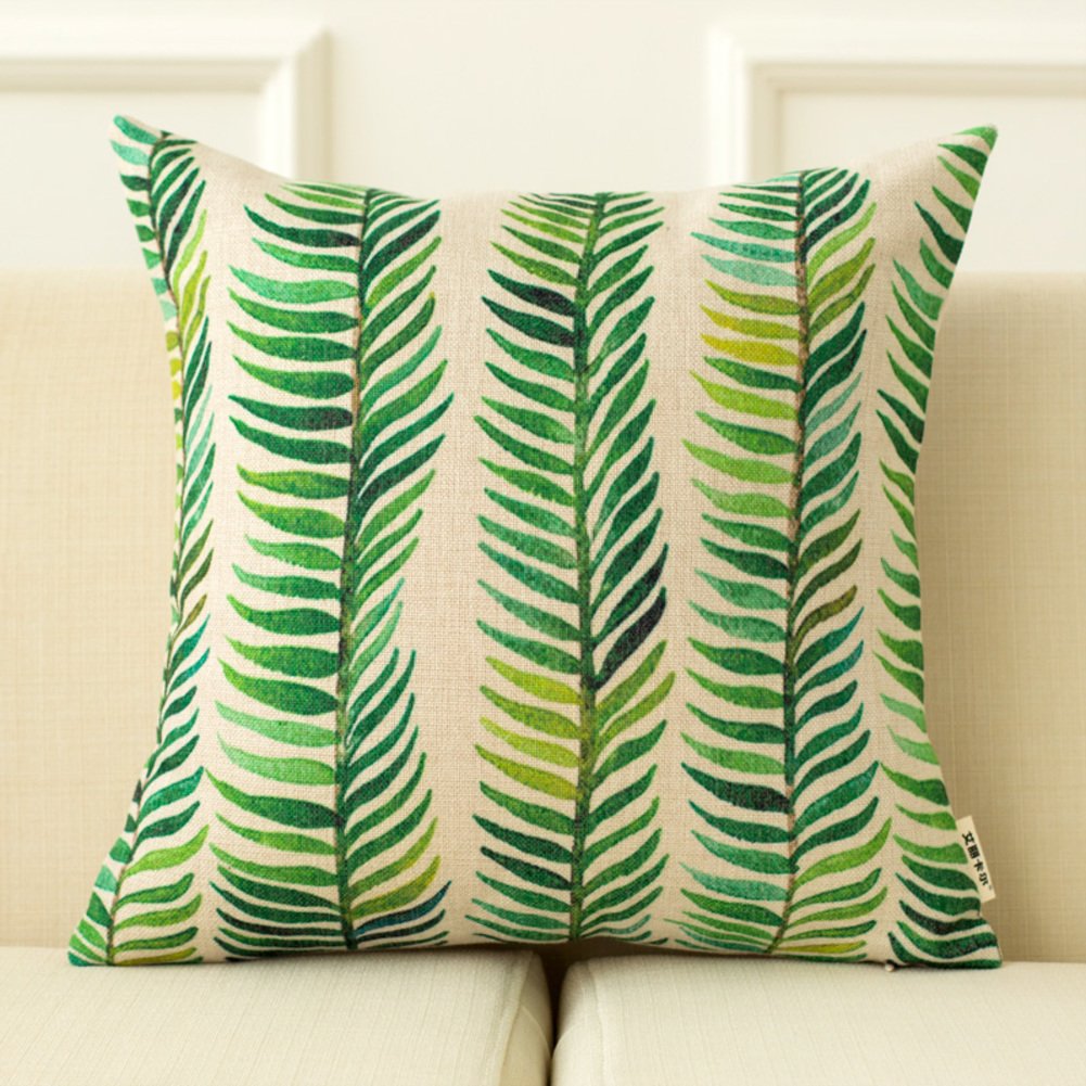 Housses de coussin aquarelles dessins floraux pour décor de salon chaleureux