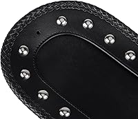 Vista 4 de Guardabarros trasero de cuero con remaches para Harley Softail Springer Heritage Classic EFI FLSTCI 2006-2017