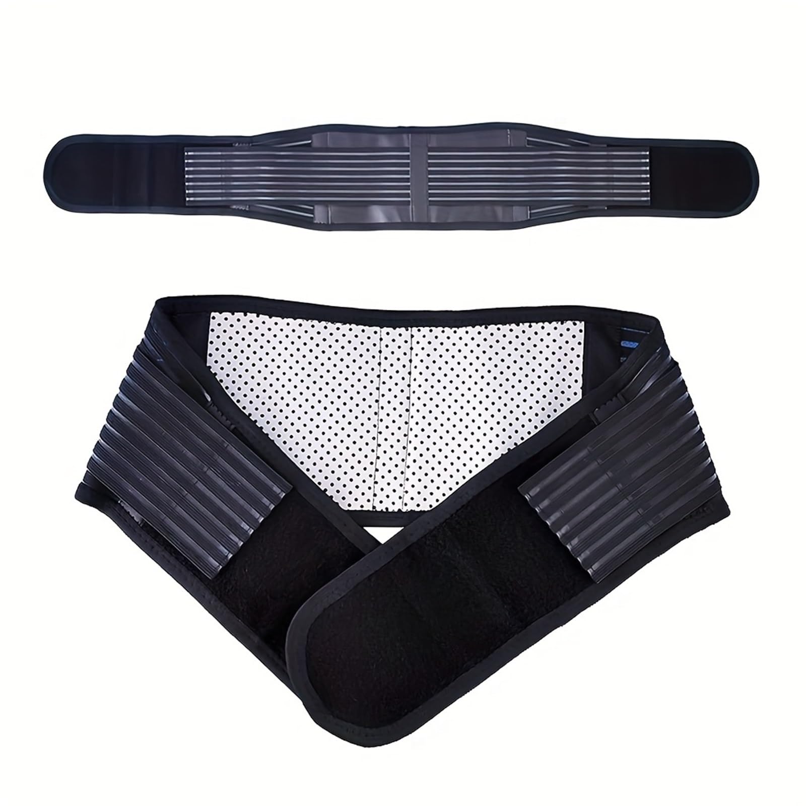 Faja para la Espalda lumbar 1 pieza soporte for cinturón ajustable | Banda de masaje lumbar con soporte de espalda autocalentable(L)