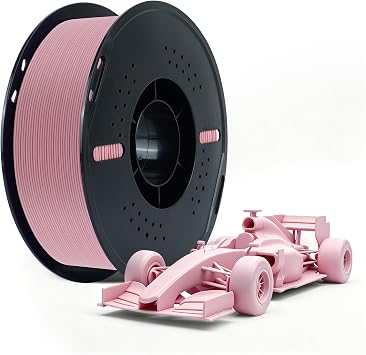 Kingroon High Speed PLA 3D Printer Filament 1.75mm, 3D Printer Rapid Filament for 30-600mm/s Hyper Printing Filament, Dimensional Accuracy +/- 0.03 mm, 1kg Plastic Spool2.2lbs Pink