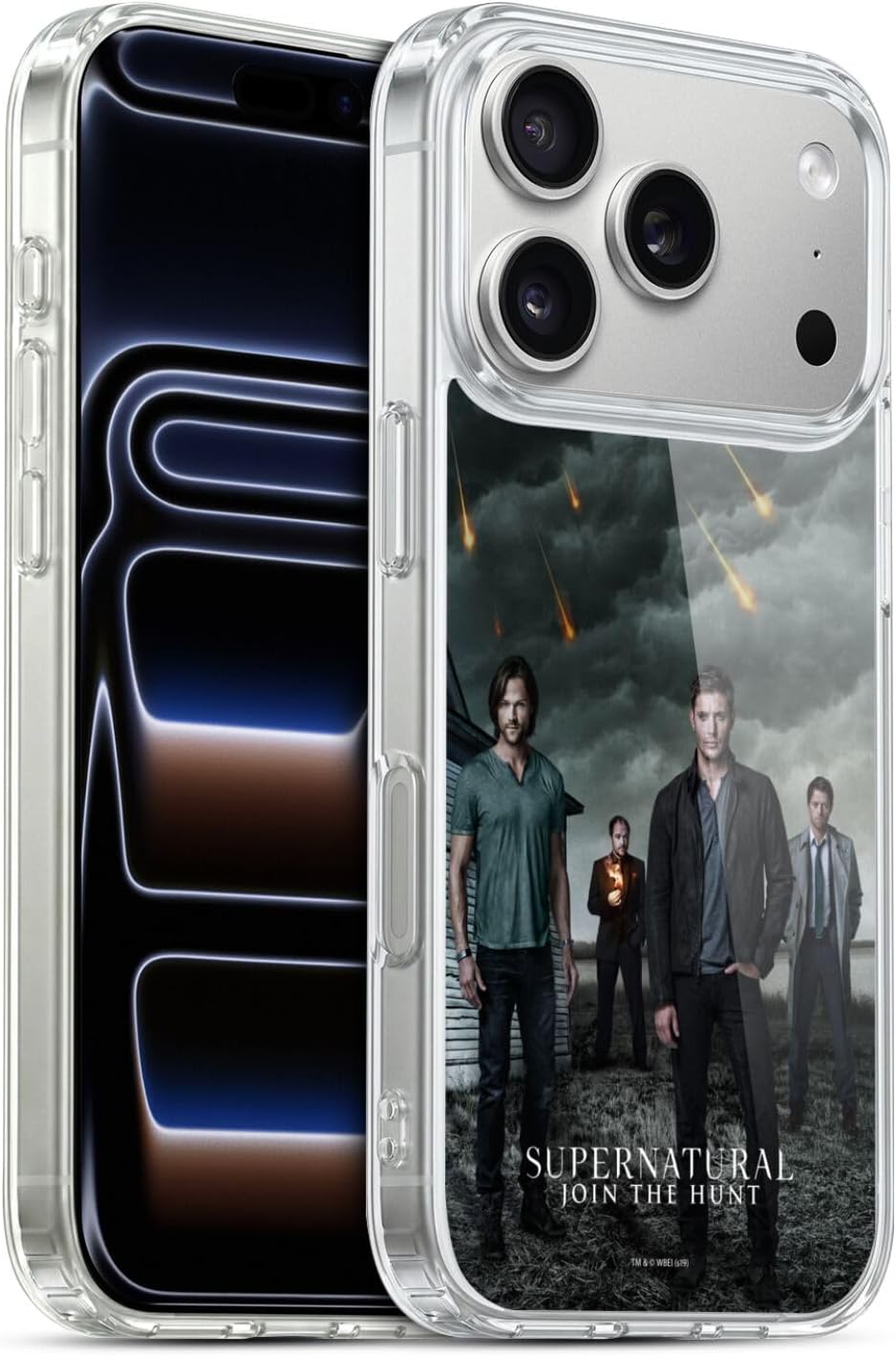 Head Case Designs Officially Licensed Supernatural Season 12 Group Key Art Gel Case [Military Grade Protection] Compatible with Apple iPhone 17 Pro