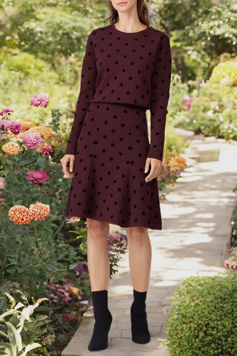 Rent The Runway Pre-Loved Polka Dot Pullover - Image 7