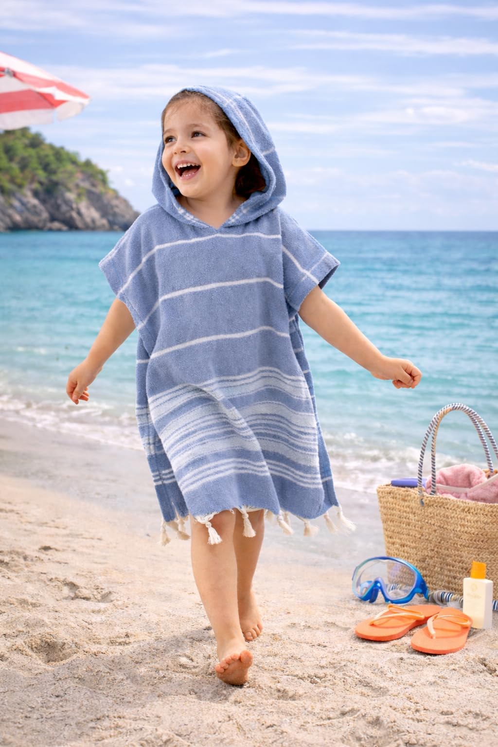 Poncho de bain enfant pour des sorties piscine en toute sérénité
