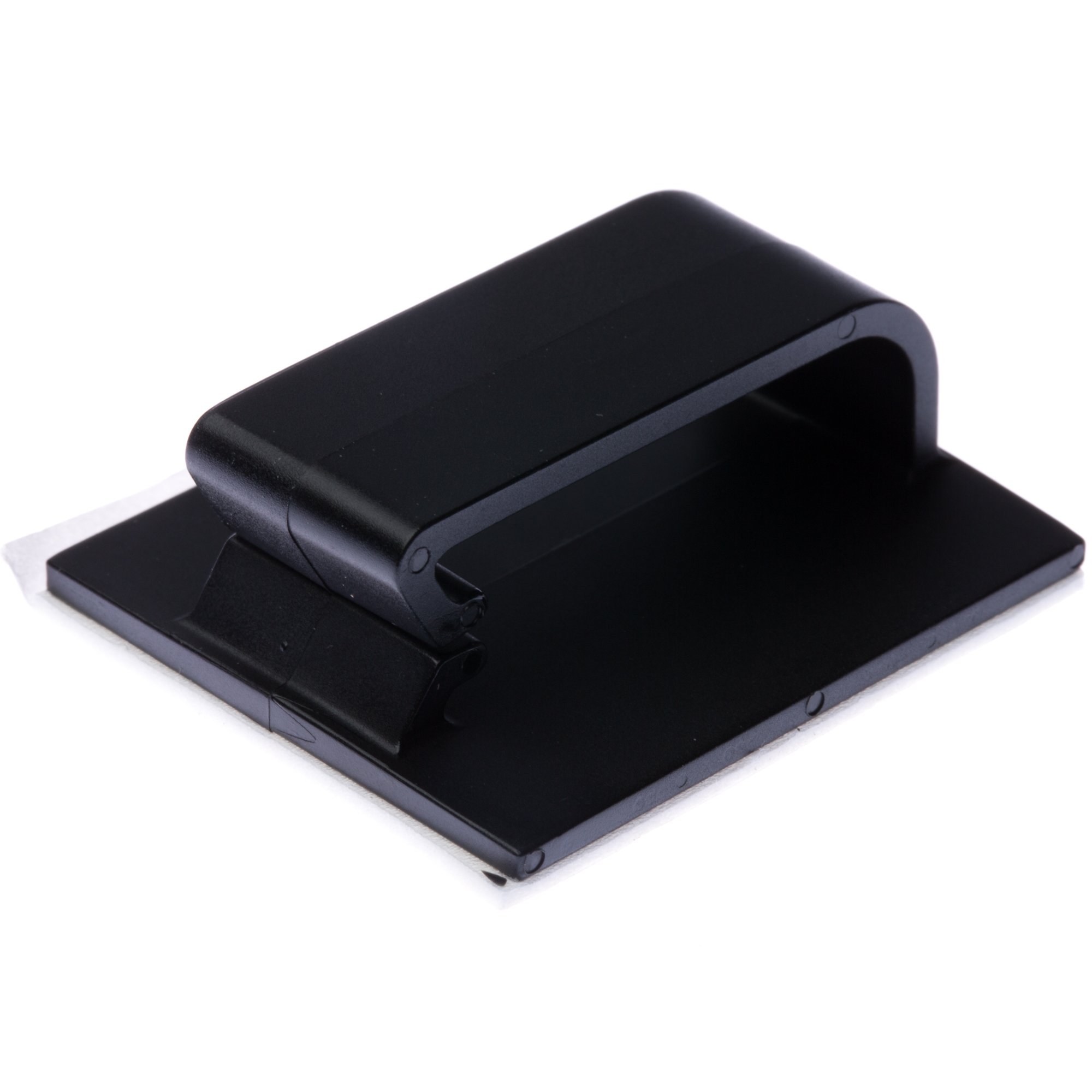 Panduit BEC75-A-T20 Bevel Entry Clip, Adhesive Backed, Nylon 6.6, 0.75-Inch Bundle, Black (200-Pack)