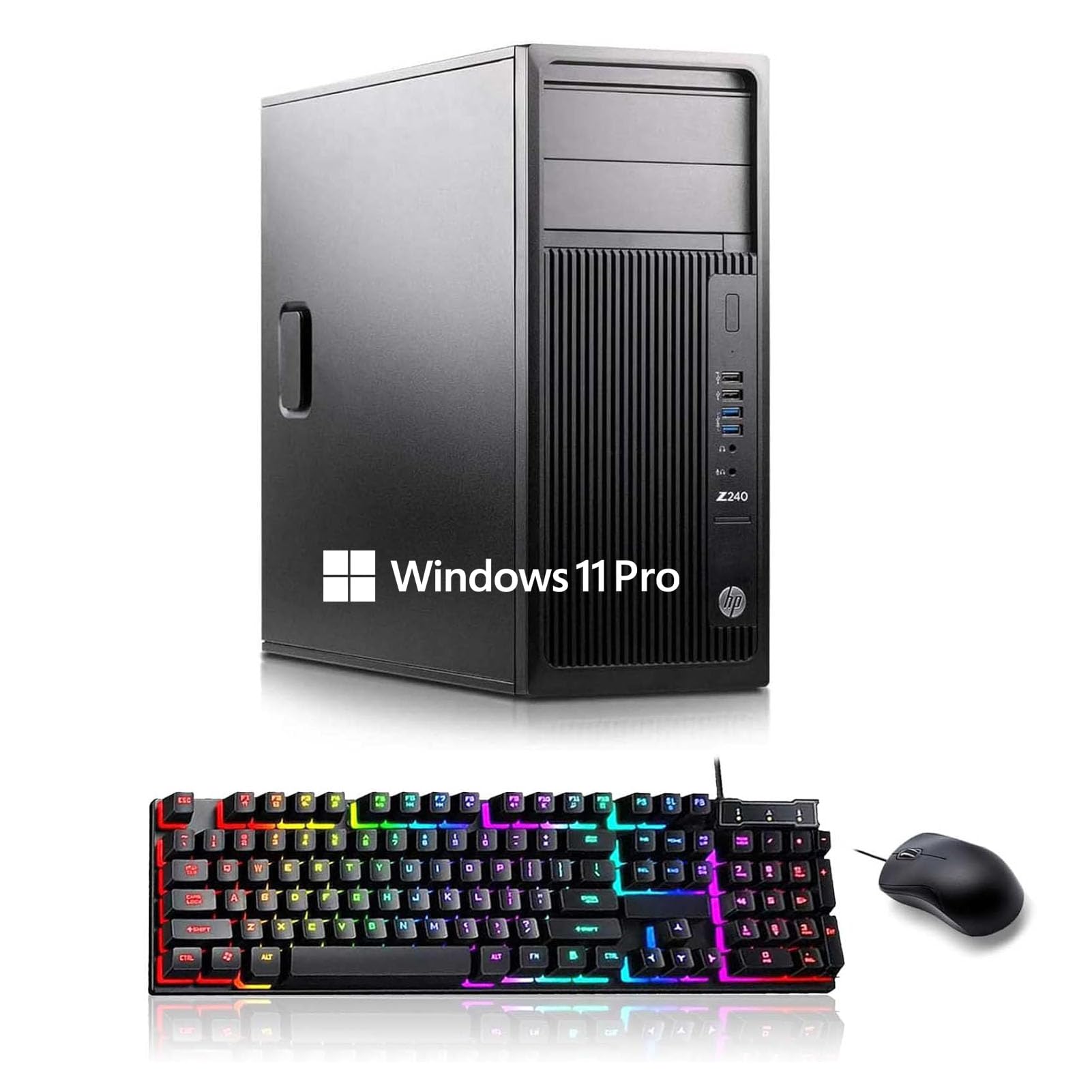 HP Z240 PC Workstation Computer Mini Tower, Intel Core i7-7700