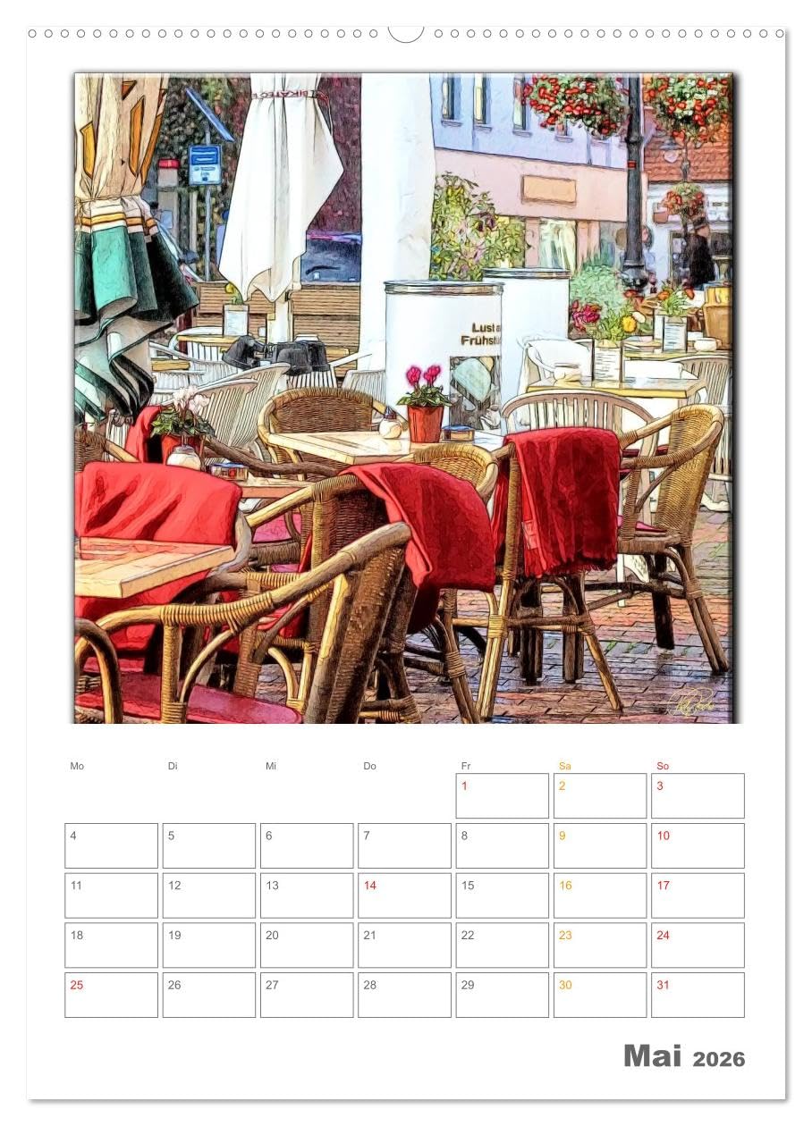 Jever - die Nordsee vor der Tür (hochwertiger Premium Wandkalender 2026 DIN A2 hoch), Kunstdruck in Hochglanz
