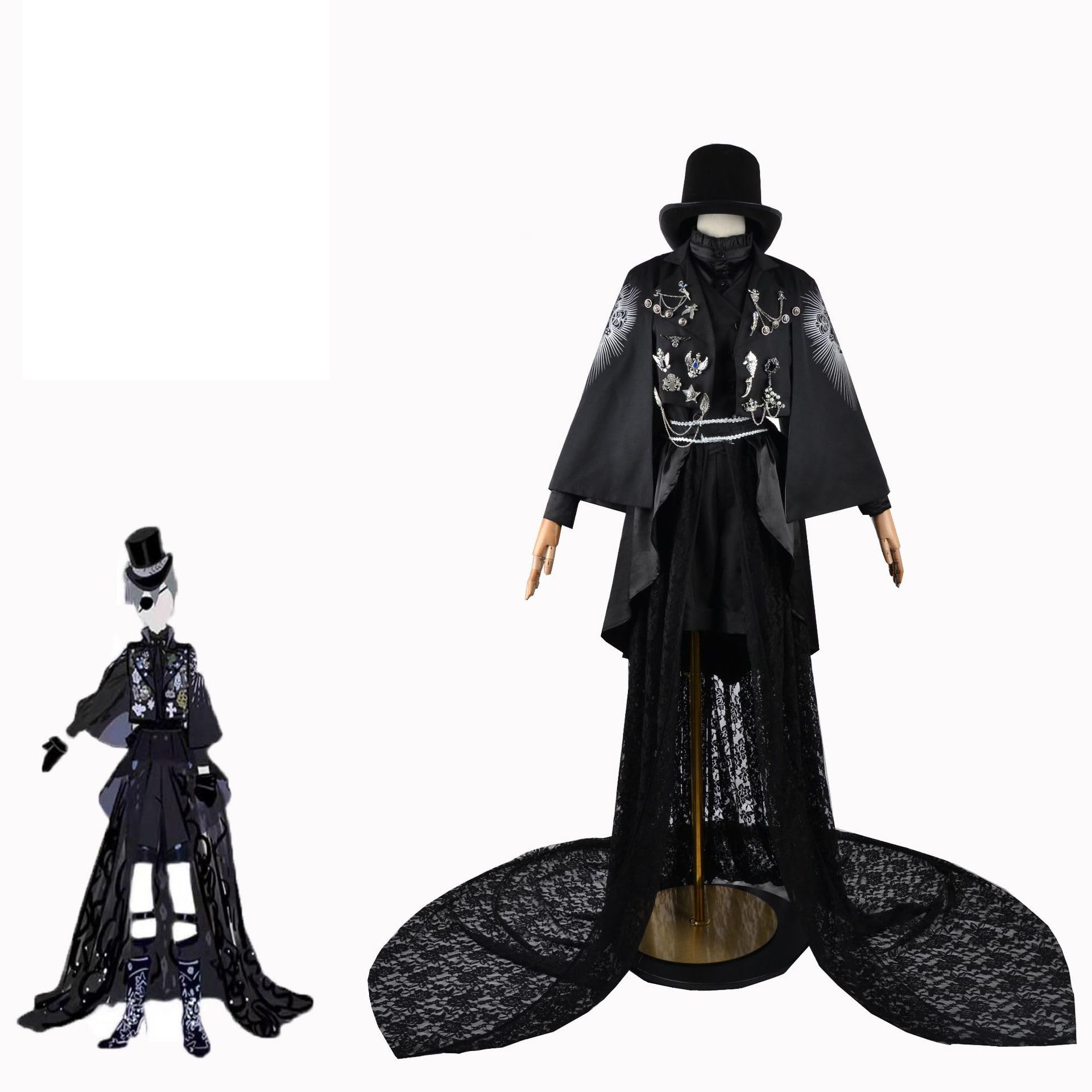 Amazon.co.jp: [HAOJEE]黒執事コスプレ シエルコスプレ ファントム