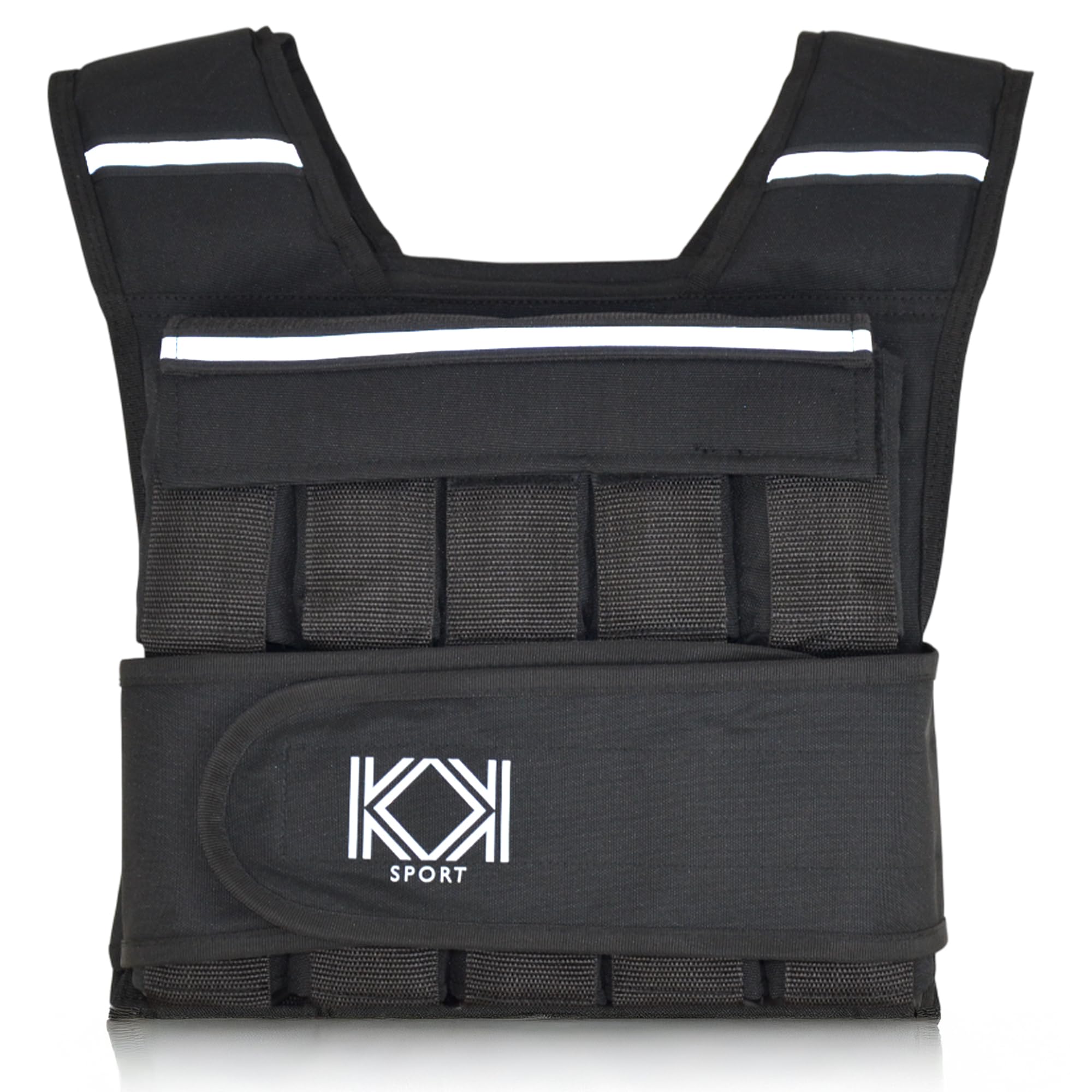 KK Weighted Vest 10kg, 20kg Adjustable Fitness Strength Training Workout Exercise (10Kg)