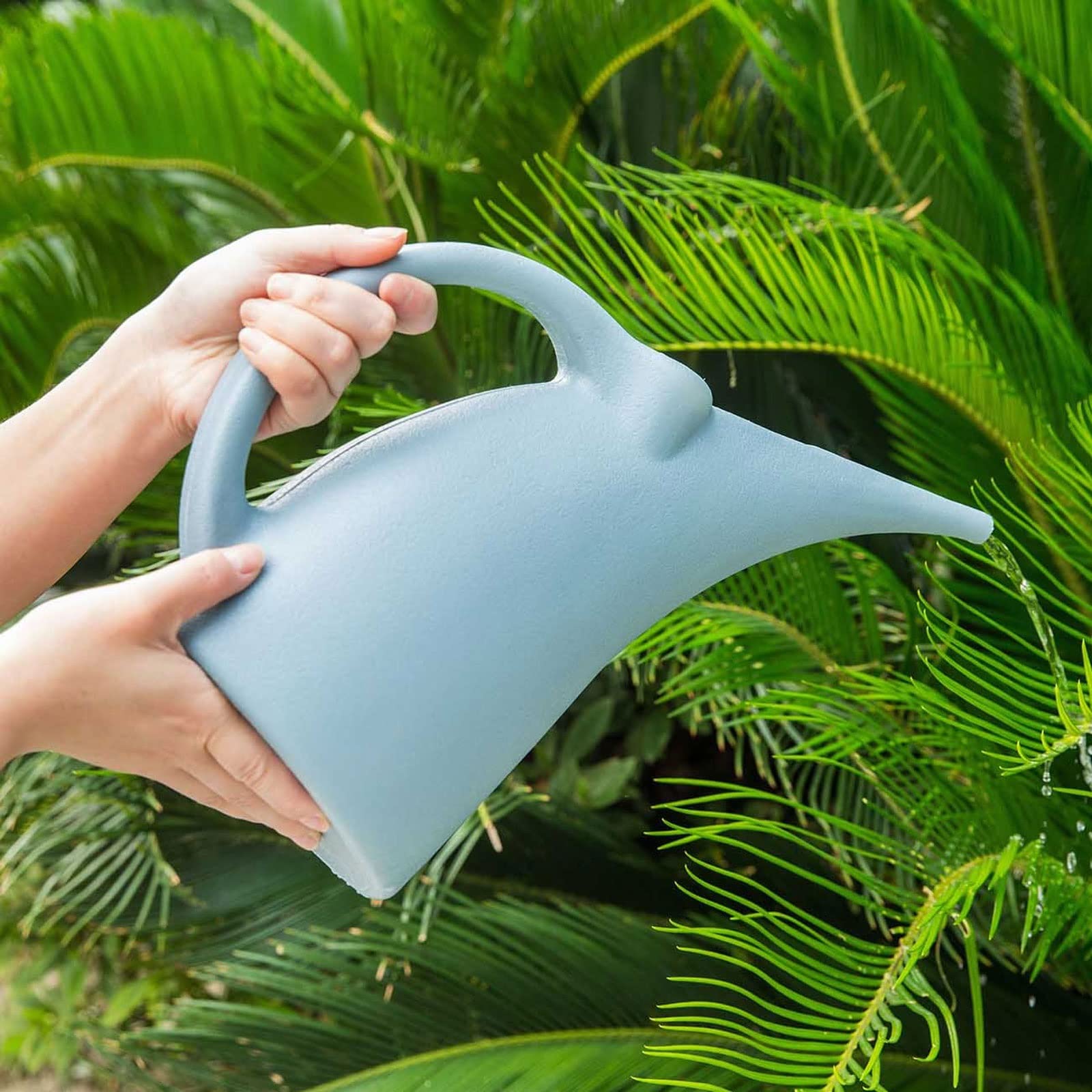 Arrosoir en plastique à long bec en forme d'éléphant pour plantes d'intérieur, accessoires de jardin, outils d'irritation d'intérieur (gris)