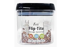 Felli Flip-Tite Storage Container: Secure, Leakproof, 1.1 QT / 33 OZ