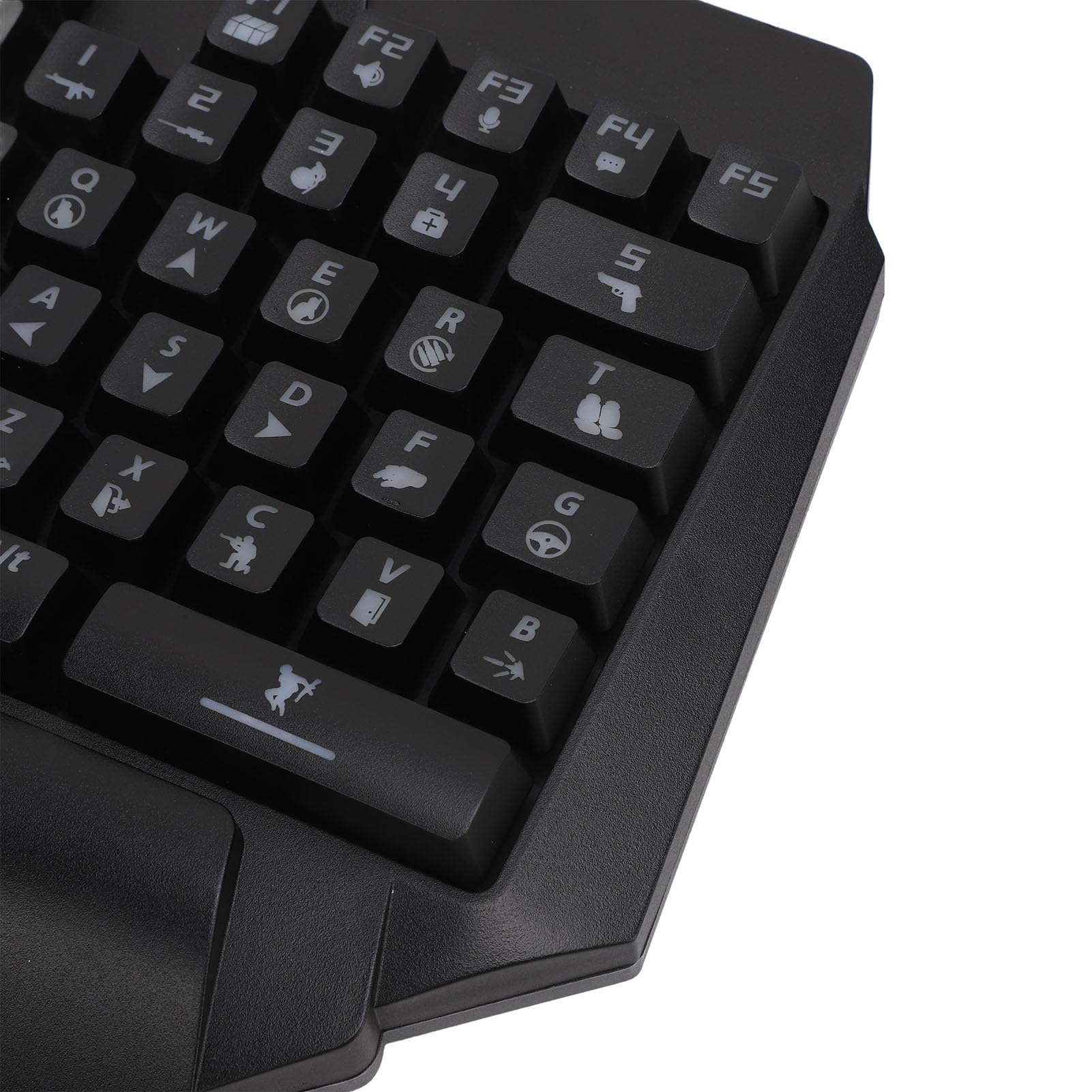 Gaming Keyboard Myse Converter Combo 4 w 1 pojedynczy mobilna gra klawiatury Klawiatura Myszka Adapter Zestaw telefonu dla profesjonalnych graczy ABS Plastikowe czarne