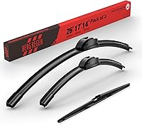 Vista 127 de BERG REGEN 22"+19" Limpiaparabrisas con juego de repuesto trasero de 10 pulgadas para Mazda CX-3 2016 2017 2018 2019 – Calidad genuina del OEM