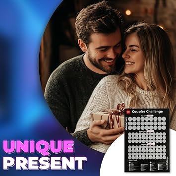 QENWKXZ 100 Dates Scratch off Bucket List Poster, Scratching Poster for Adventure Couple, Date Night Ideas, Gifts for Couples,Scratch Off Date Night Ideas, Valentine's Day Scratch-off Poster (Black)