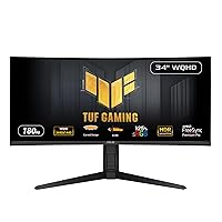 ASUS TUF Gaming VG34VQL3A Monitor Gaming Curvo 34” pollici WQHD (3440 x 1440)