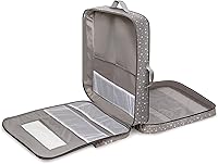 Vista 8 de Badger Basket Pack Pretty Double Doll Carrier Set para muñecas de 18 pulgadas con sacos de dormir y accesorios - Estrellas grises