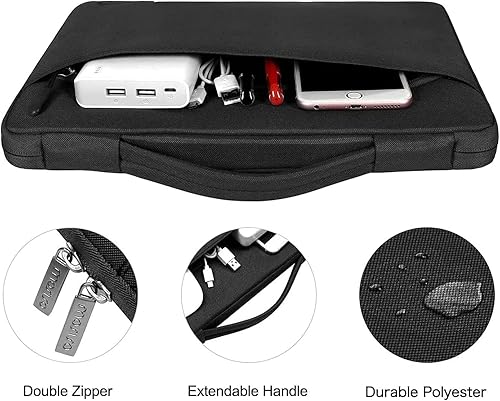 Miniatura 6 de MOSISO Funda compatible con MacBook Air de 15 pulgadas, versión 2023 A2941 con chip M2 Touch ID, funda rígida de plástico, bolsa de transporte,