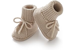 Cozy Hand Knitted Newborn Baby Booties