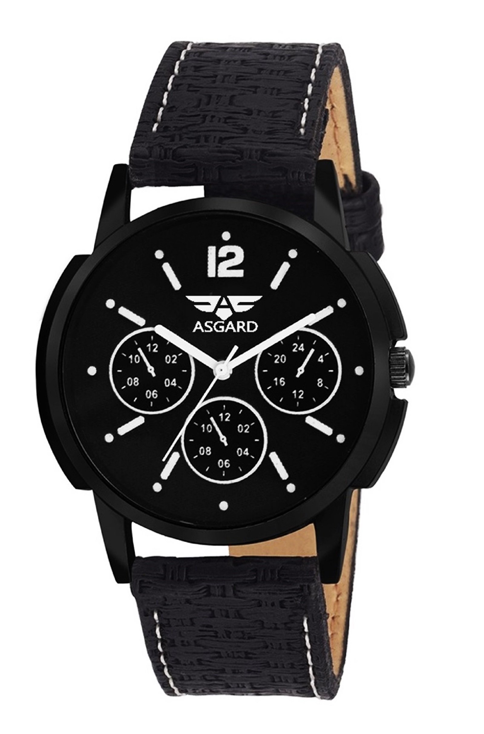 ASGARD Stylish Black Dial Watch for Men, Boys (B07166YKT6) Amazon Price History, Amazon Price Tracker