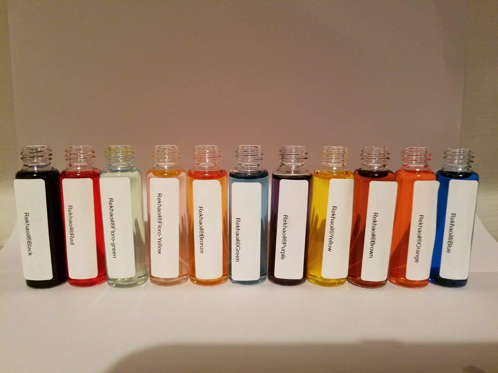 Rekhaoil® Dyes for Lamp Oil & Kerosene 11-1/4 Bottles