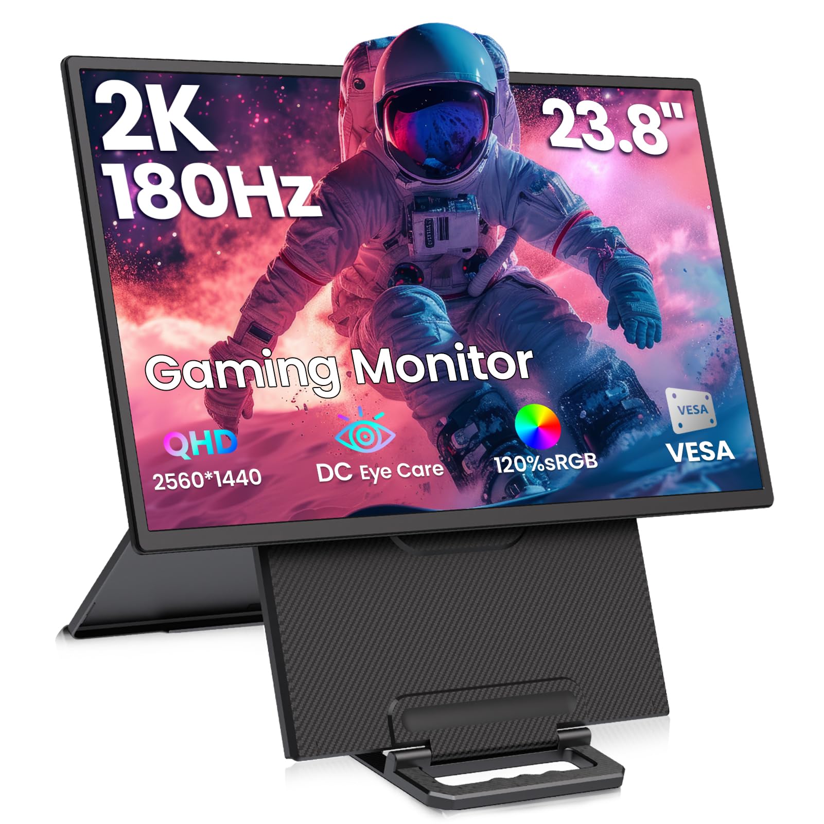 23.8インチ 2K 180Hz デュアルモニター 本体 pcモニター 23.8インチ