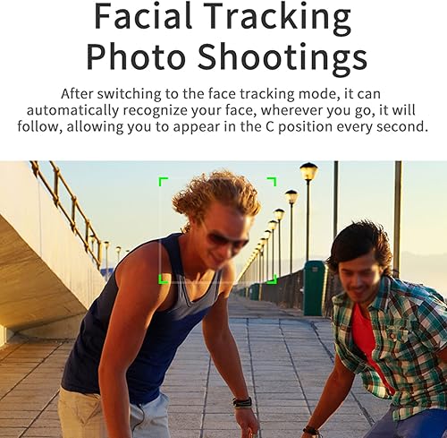 Miniatura 3 de Trípode de seguimiento facial automático, rotación de 360, soporte de teléfono de seguimiento inteligente, soporte de seguimiento selfie para