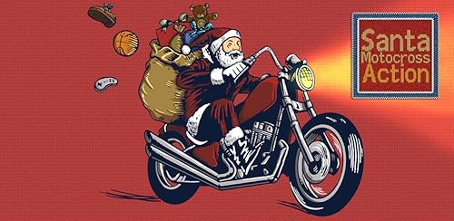 Santa Motocross Action