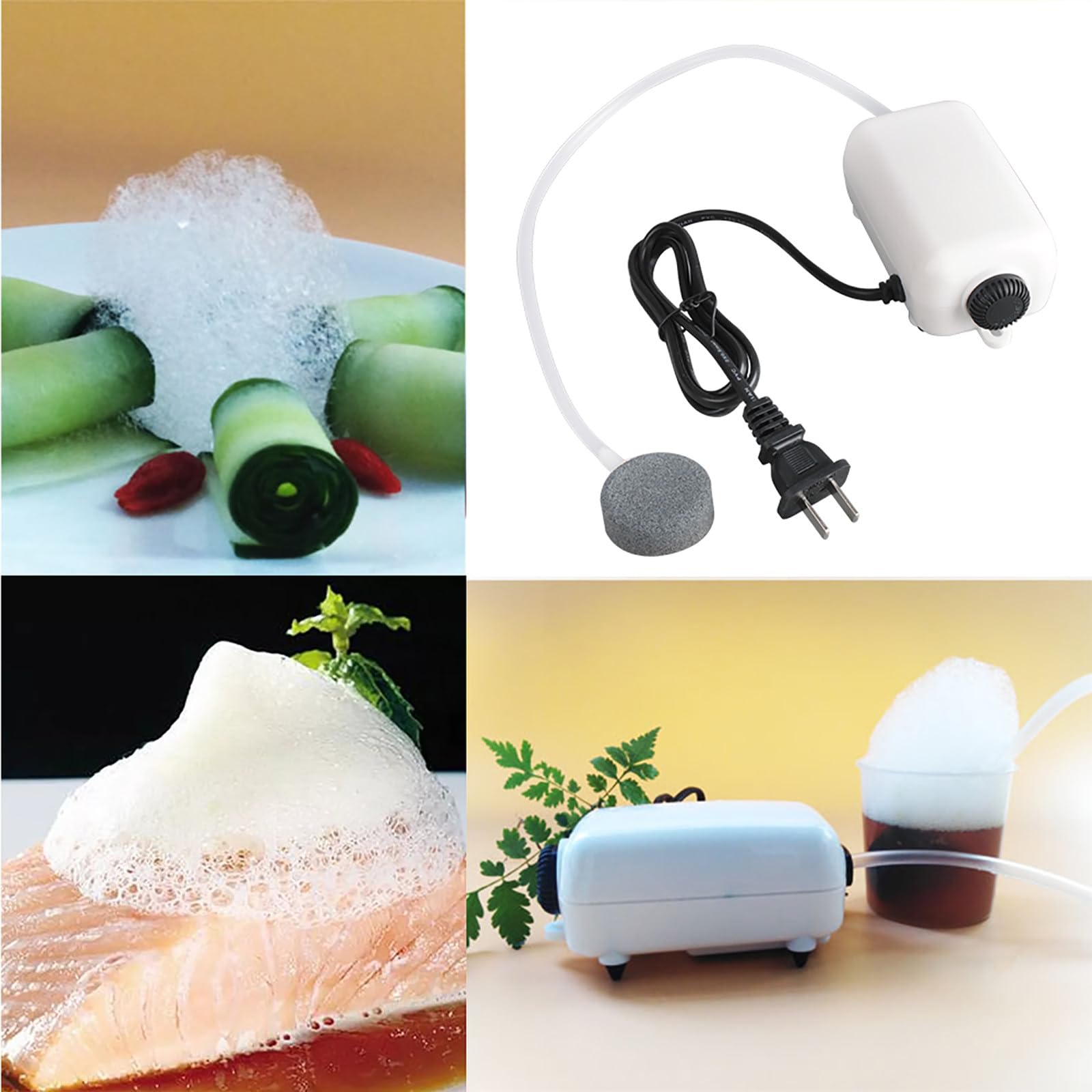 Fabricant De Bulles Gastronomiques MoléCulaires, GéNéRateur De Bulles De Cuisson Portable, Outil De Fabrication De Cocktails De Cuisine MoléCulaire