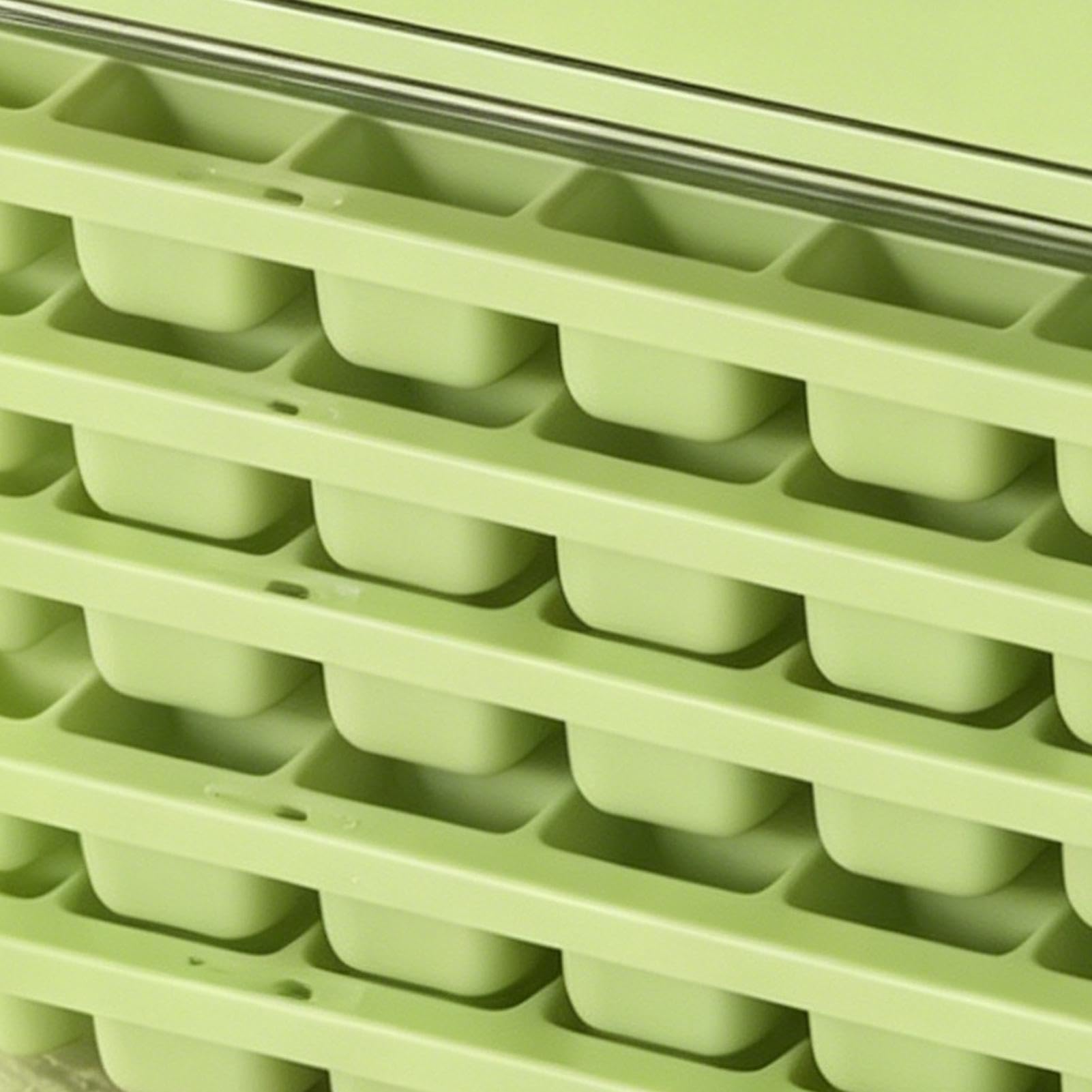 Cubitera Hielo 5 Piezas de Cubitera Apilable y Reutilizable con Contenedor | Moldes De Hielo Para Cóctel Con 77 Cavidades para congelador y cocina, enfriar bebidas, café, cóctel y whisky, y otras