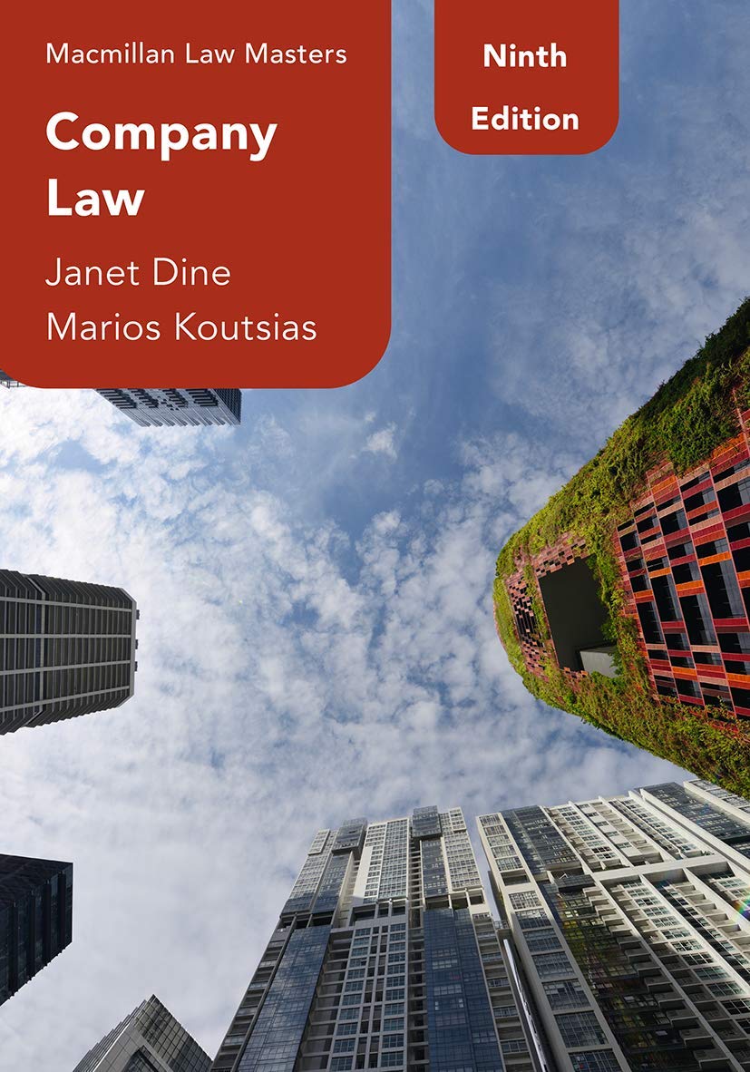 Company Law: 19 (Macmillan Law Masters)