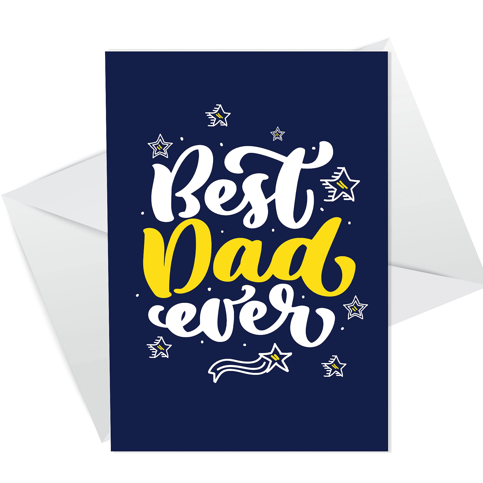 Quirky Dad Birthday Card From Daughter Son Best Dad Fathers Day Card For Him