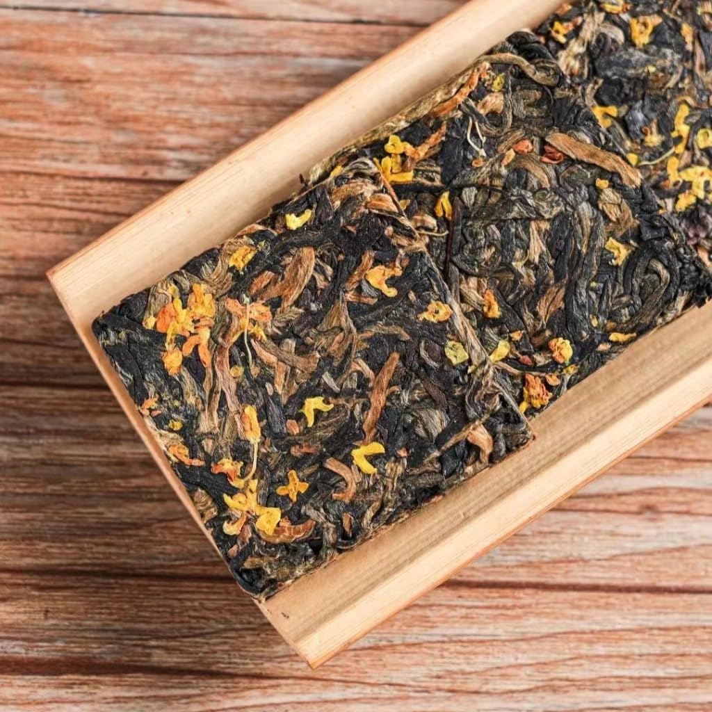 Té Negro Yunnan Dianhong | Té Negro Con Osmanthus | Aroma Floral, Láminas Finas | Envase Individual | Té Portátil (500G / 17,64 oz)
