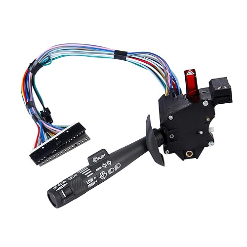 Interruptor combinado multifunción gris para Chevy Tahoe S10 GMC C1500 K1500 Suburban Yukon y más  Reemplaza# 2330814, 26100985, 26036312  Señal de disponible en Yaxa Venezuela