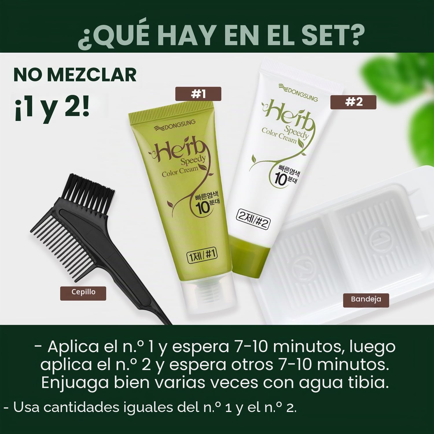 Herb Speedy Ppd libre de tinte de pelo y amoníaco libre color de cabello contiene de protección solar negro