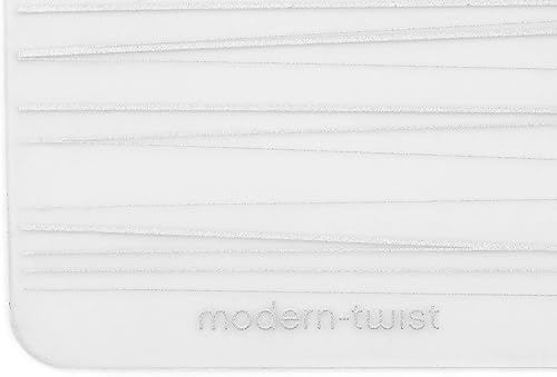 Miniatura 5 de MODERN-TWIST 100% plástico libre de silicona comedor, decoración, diseño moderno, corriente, plata
