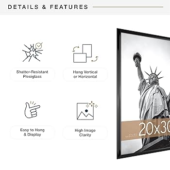 MCS Studio Gallery 12x18インチ フレーム ブラック 2個 Amazon.com - MCS Studio Gallery 12x18 Picture Frame Black