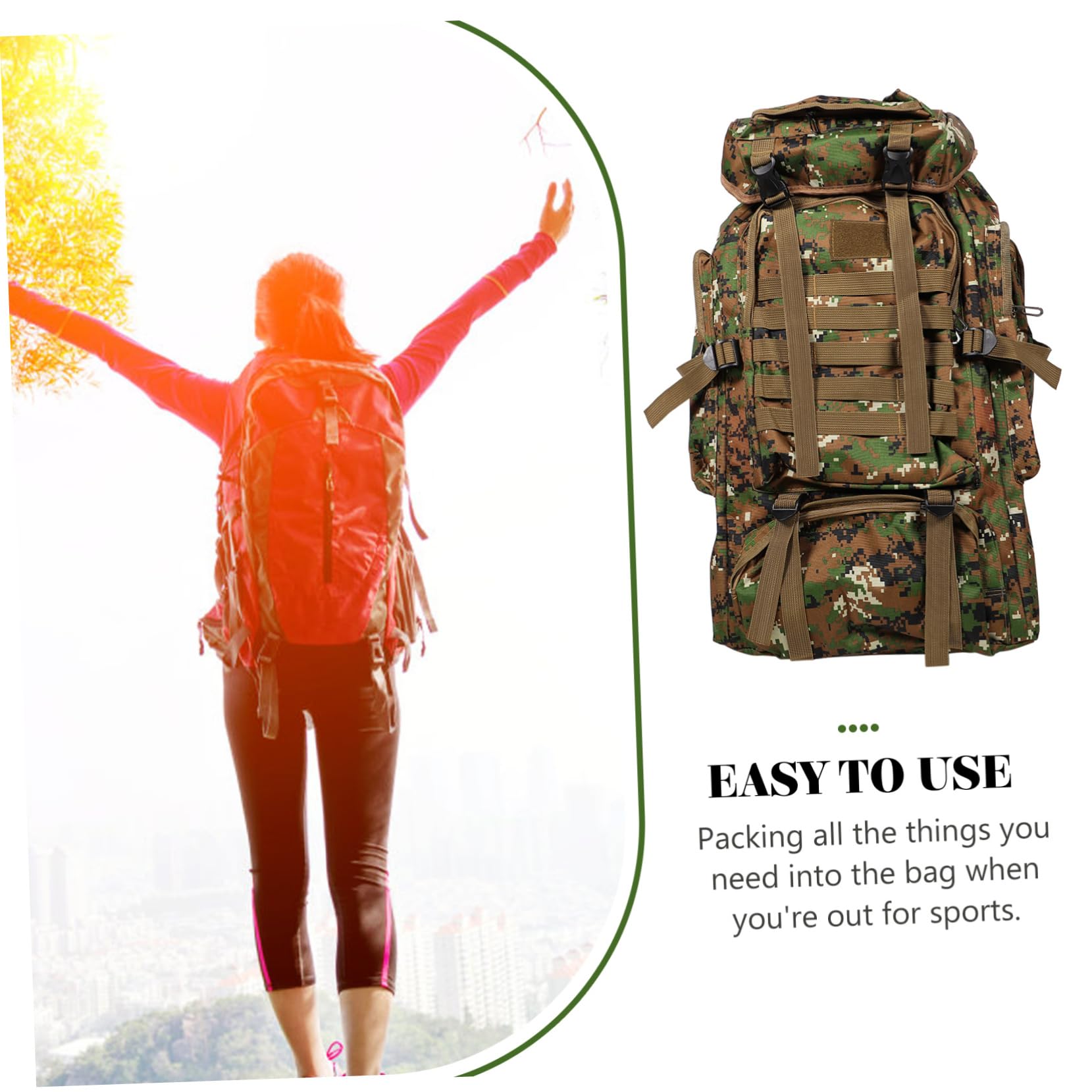 L Panno di Oxford Impermeabile Casual Back Mens Back Back Duffle Bag for Travel Outdoor Travel Back Borsa da Trekking Camping Back Borse da Campeggio Escursione Indietro