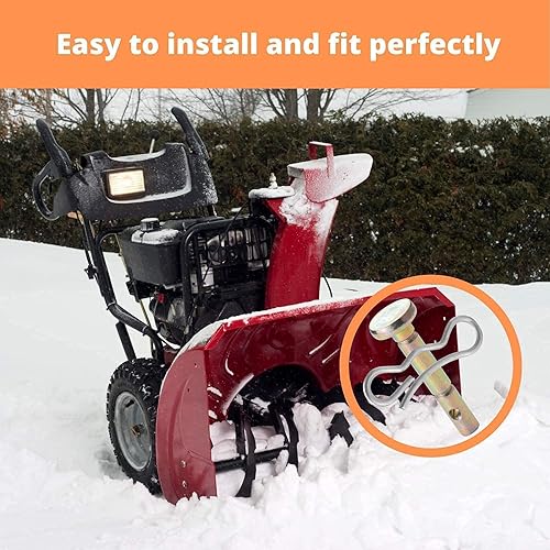 Miniatura 5 de 10 unidades 738-04124A y 714-04040 pasadores de corte y chavetas para quitanieves Cub Cadet MTD Troy Bilt