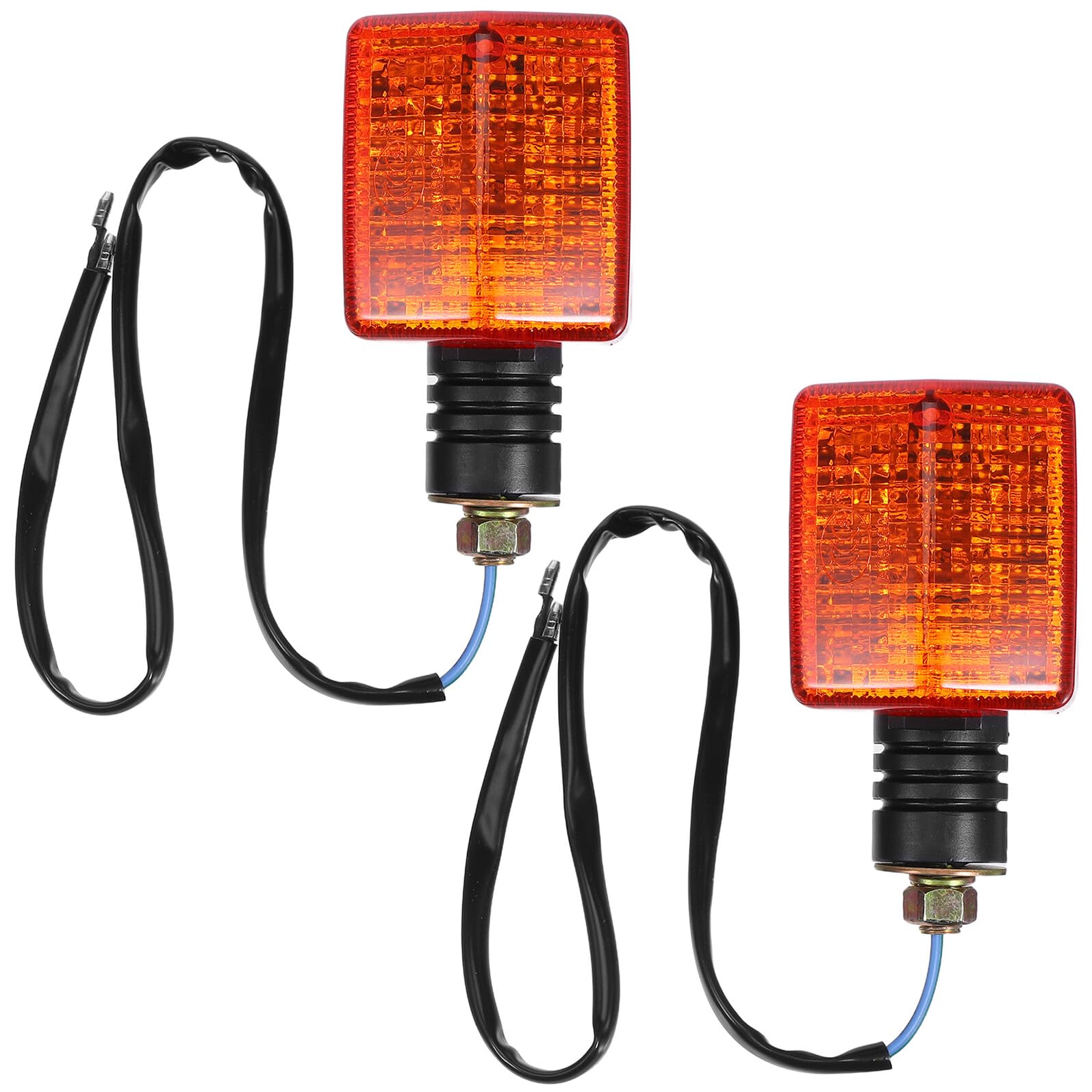 Indicatori di Direzione LED Impermeabili Fanali Anteriori e Posteriori per Veicoli a Due Ruote e Scooter Set da 2 Pezzi Risposta Rapida e Installazione Semplice per Sicurezza