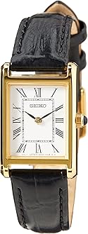 Seiko Damen-Uhr Quarz Edelstahl mit Lederband SWR054P1